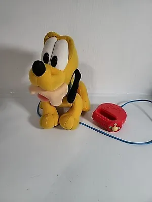 Vintage 1999 Disney Mattel Walk 'N Wag Baby Pluto On Leash Toy Dog Untested • £9.50