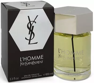 L'HOMME By Yves Saint Laurent Cologne For Men EDT 3.3 / 3.4 Oz New In Box • $74.97