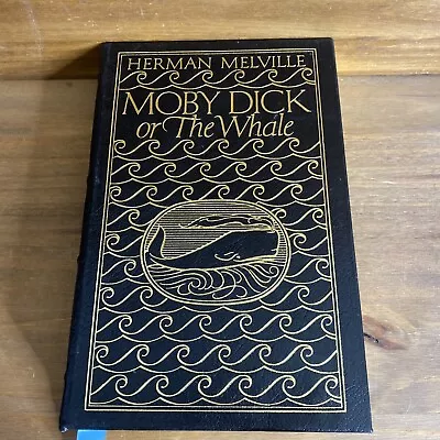 Moby Dick By Melville Easton Press Leather Bound Gold Embossed Collector Ed 24K • $15.99
