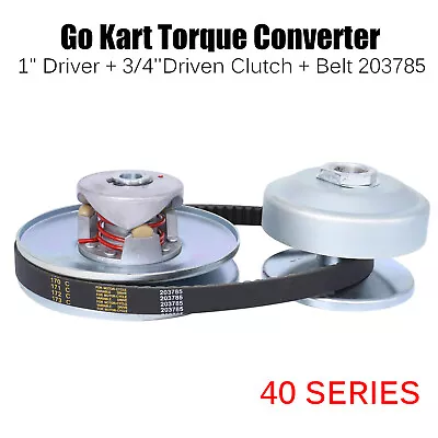 Go Kart Torque Converter Kit Comet 40 Series For 1  Driver & 3/4''Driven Clutch • $79.85