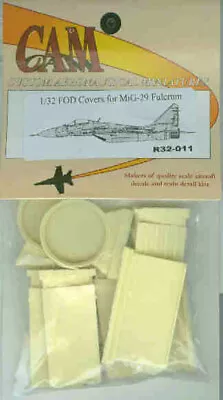 CAMR32011 1:32 CAM MiG-29A/UB Fulcrum FOD Covers #R32011 • $15.99