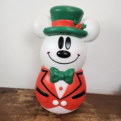 Disney Mickey Mouse Lighted Snowman Blow Mold Set Christmas 23 Inches - NEW • $69.99