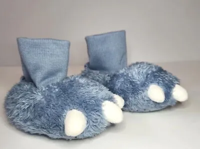 Baby Booties Blue Monster Claw Feet Carters 12-18 Months Halloween • $12.50