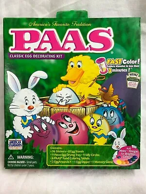 PAAS Classic Egg Decorating Kit Fast Color Vintage 2008 Lot Of 2 New Old Stock • $9.95