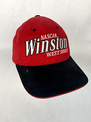 Winston West Series VTG Snapback Cap NASCAR Winston Cup Hat Racing Red Official • $12.99