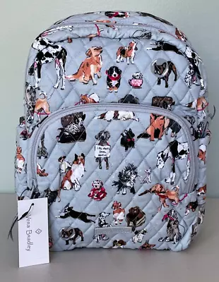 Vera Bradley Essential Compact Backpack DOG SHOW MSRP $115 (#1) ~ NWT • $67.94