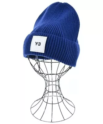 Y-3 Knit Cap/Beanie Blue OSFA 2200443008306 • $98