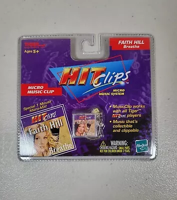 Tiger Electronics Hit Clips Micro Music Clip Faith Hill Breathe New Sealed • $25