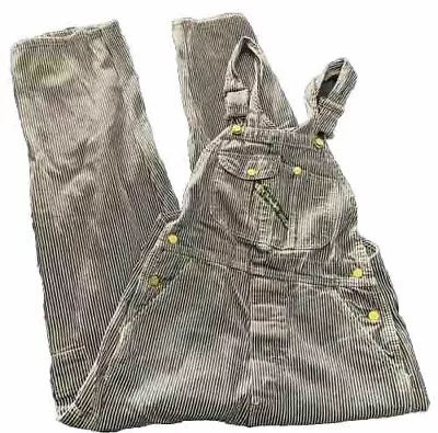 Vintage Key Imperial Aristocrat Of Overalls Herringbone Denim Bibs 38 X 31 NM!! • $69.99