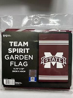 WOW! Mississippi State University DUAL SIDES Garden Flag By IPG FAST FREE SHIP!! • $15.99