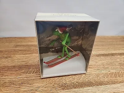 1982 Hallmark Christmas Ornament Muppets Kermit The Frog Skiing QX-495-6 • $79.99