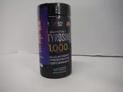 Alpha Flow L-Tyrosine High Potency Extra Strength All Day 150 Exp-12/25 • $20