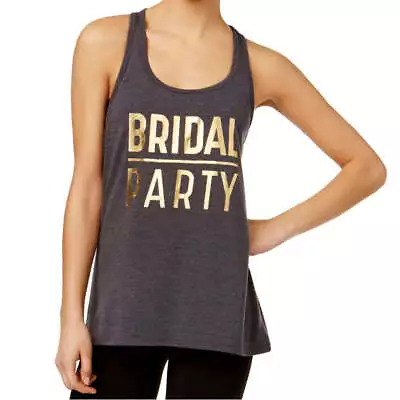 Allbrand365 Designer Womens Bridal Party Racerback Tank TopCharcoalXX-Large • $18