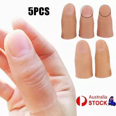 Magic Tricks Fingers Fake Soft Thumb Tip Close Up Stage Show Prop Prank Toys Gif • $9.11