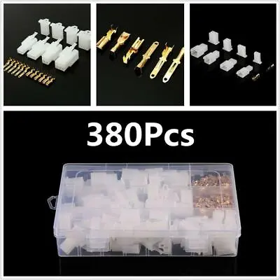  Electrical Cable Terminal Male Female Connectors Kits For Motorcycles380Pcs • $21.50