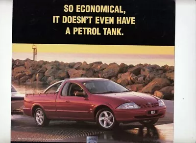 1999-2000 FORD AU FALCON LPG UTE 2p Brochure XL XLS • $19.95