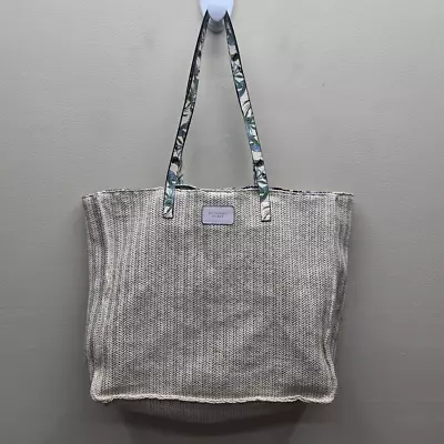 Victoria's Secret Limited Edition Woven Beach Tote Shoulder Bag Tropical Beige • $21.96