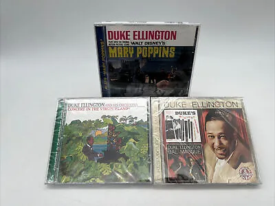 LOT OF 3 - DUKE ELLINGTON CD’S Marry Poppins The Virgin Islands 2 LPs On 1 CD • $49.85