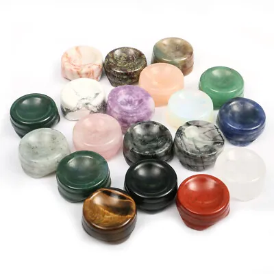 1x Natural Crystal Ball Stand Holder Base Display Sphere Egg Support Stone Gifts • £3.59