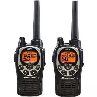 2 Walkie Midland GXT1000 5W Without Charger No Batteries Great Range Vox • $79.23