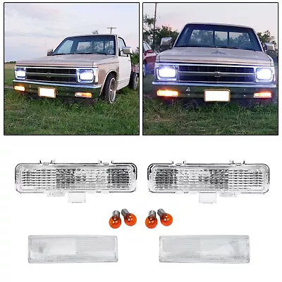 Front Corner+Bumper Signal Lights FOR 83-94 Chevy Blazer & 82-93 S10 • $34.90