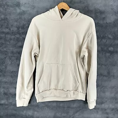 Talentless Heavy Weight Hoodie Sweatshirt Pullover Unisex Size Med Beige Cream • $19.87