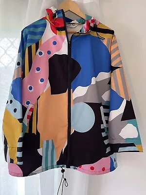 GORMAN X Mireia Ruiz Licorice Raincoat - Size S/M • $65