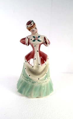 $55 • Buy 1950's Original Goldscheider    WHITE CHRISTMAS   By Peggy  Porcher Fine China