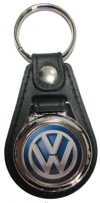 £3.95 • Buy VINTAGE LOOK Faux Leather Key Fob, Key Ring, FITS VOLKSWAGON