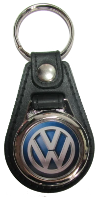 £3.95 • Buy VINTAGE LOOK Faux Leather Key Fob, Key Ring, FITS VOLKSWAGON