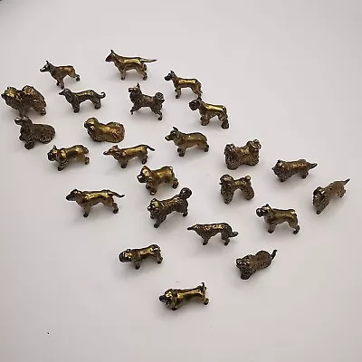 Rare Exclusive Vintage Dog Collection 24 Breeds Handmade Bronze 172g • $315