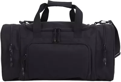 Black Carry Bag Travel Airport Friendly Duffle Sport Gym Duffel 21  X 11  X 11  • $39.99