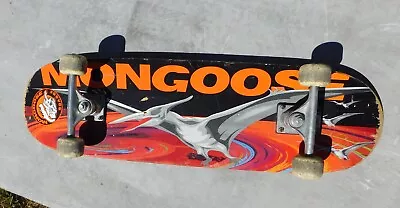 Vtg Mongoose Skateboard SK 050 Pterodactyl 28  X 8  Dinosaur Org Wheels Trucks • $16.99