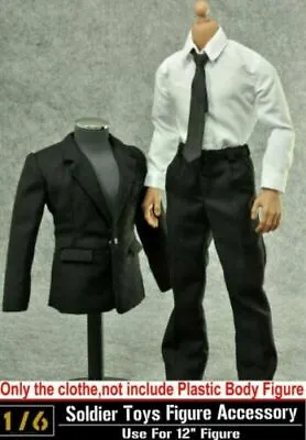 1/6 Scale Men Coat Shirt Pants Male Suit Clothes F 12  PH TBL  Figure Body • $33.83