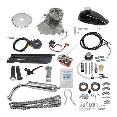 100cc Bicycle Motor Kit Bike Motorized 2 Stroke Petrol Gas Engine Set 2.8 KW • $109.89