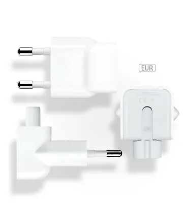 Genuine Apple MacBook A1561 Travel Charger 2 Pin Plug Iphone IPad EU - NO BOX UK • £8.99