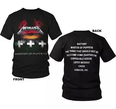 METALLICA Cd Cvr MASTER OF PUPPETS Official SHIRT XL New Lightning Kill Justice • $26.99