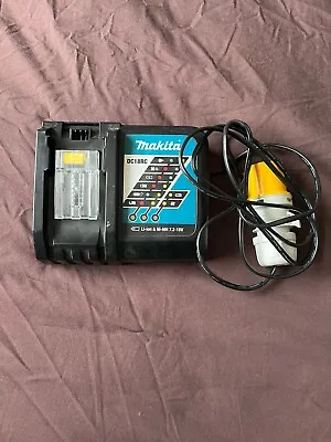 Makita Dc18rc 7.2-18v Li-ion Fast Battery Charger 110v • £40