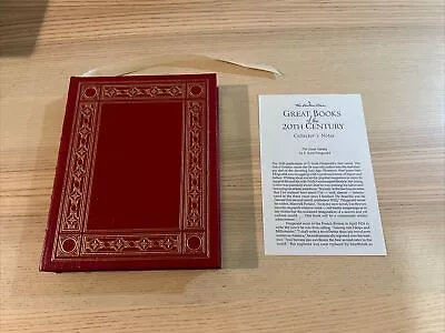 THE GREAT GATSBY - EASTON - F. SCOTT FITZGERALD - Leather - RARE - Excellent! • $88.50