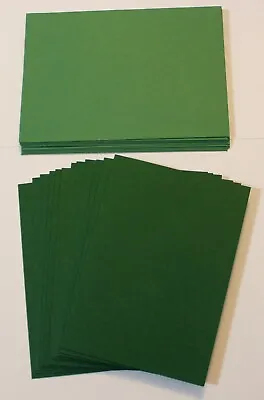 A6 Blank Xmas Green Cards X12 & C6 Envelopes X12 Cardmaking 24pk 220gsm  • $9.95