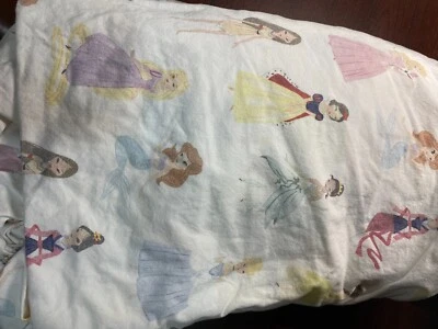 $29.95 • Buy POTTERY BARN KIDS Disney Princess Castle TWIN 2 Pc Sheets Set Flat Fitted Case