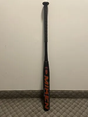 MIKEN PSYCHO Maxload PSYCAN Composite Softball Bat 34” 27oz USSSA NSA 2012 & ISA • $160.04