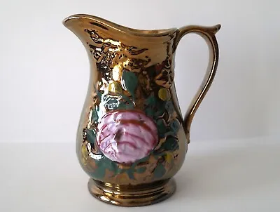 Allertons Longton Jug Antique Hand Painted 1910-1920 Collectable Interior Deco • £45