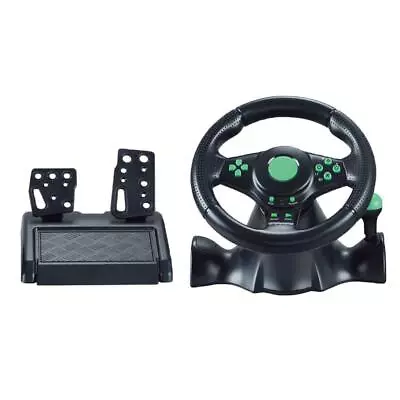 Real Racing Steering Wheel Simulator Car Game Steering Wheel With Responsive • £66.85