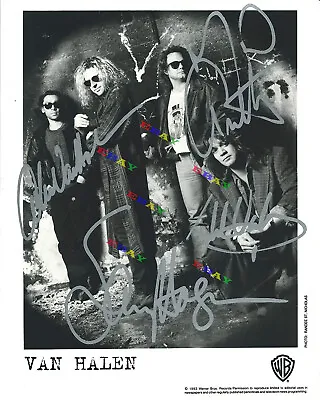 Van Halen Band Autographed  Signed 8x10 Photo Reprint • $18.99