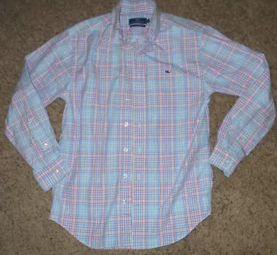 Vineyard Vines Men's Classic Fit Whale Shirt Long Sleeve Button Down Size S • $18