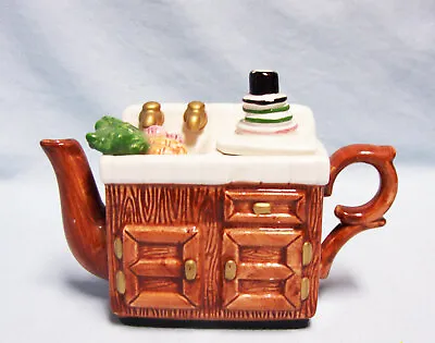 MINIATURE TEAPOT Vintage Ceramic Decorative Collectible Kitchen Sink Teapot - A2 • £9.52