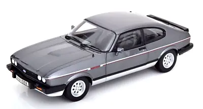 Ford Capri 2.8 Injection Met-grey 1981 1:18 Scale Diecast Model Rare Classic New • £89.99