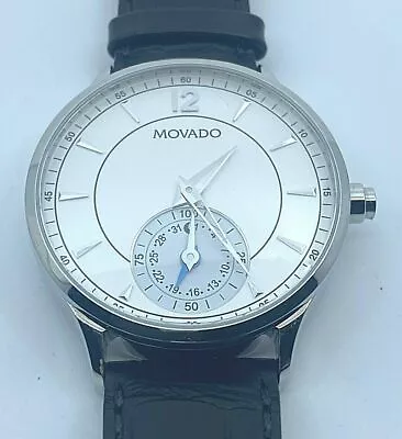 $1195 MOVADO Circa Motion Ivory Dial Smart Watch 0660007 • $399.99