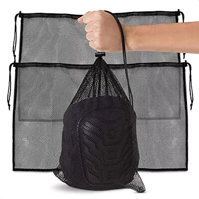 5 PCS Small Mesh Bags Drawstring Bag Camping Green Change Nylon Mesh Drawstri • $13.45